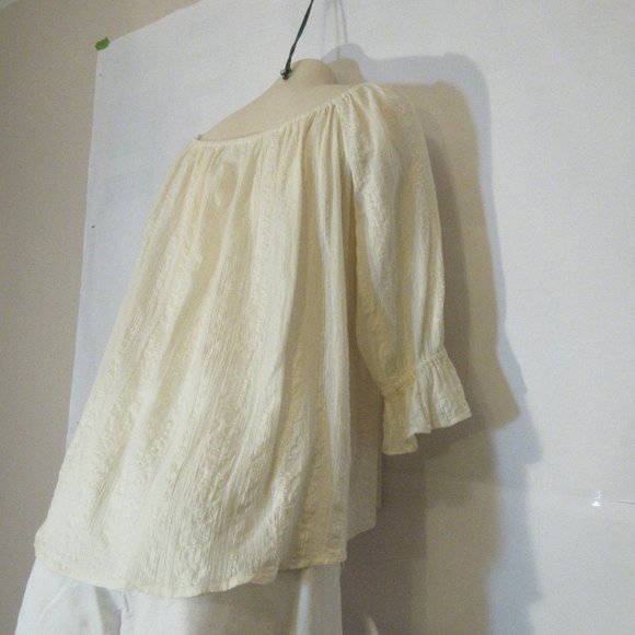 Ralph Lauren Denim & Supply Blouse Boho Ldies Yellow Large - Picture 7 of 11